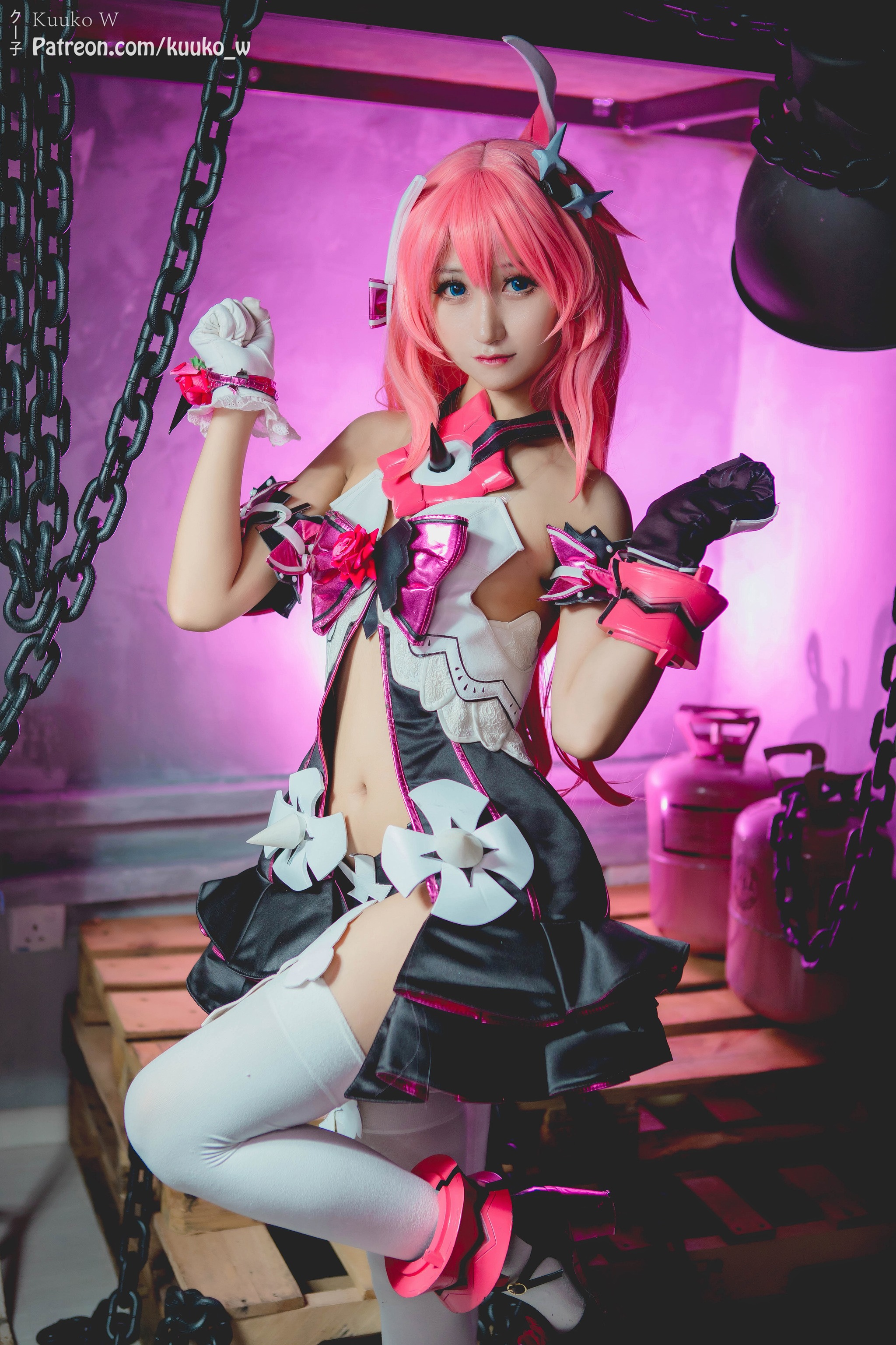 图片[1]-Kuuko W – NO.008 Rosalia-Honkai Impact[24P]-XikXak